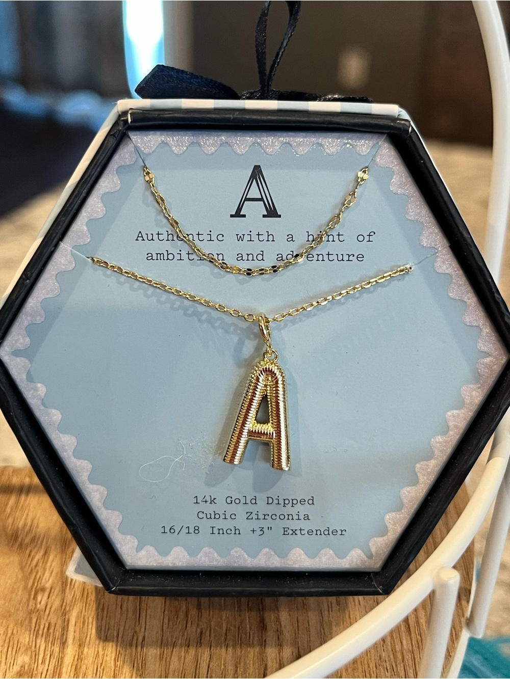 A New Day “A” Initial Necklace New
